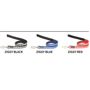 Qpet Fixed Dog <b>Leads</b> - Reflective ZIGGY Range Purple (Large) - Product Image 3