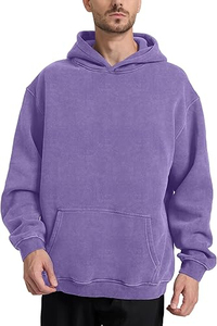 Sweat à capuche zippé unisexe personnalisé en coton épais, coupe oversize, double fermeture éclair, style streetwear, essentiels, délavé à l'acide - Product Image 4