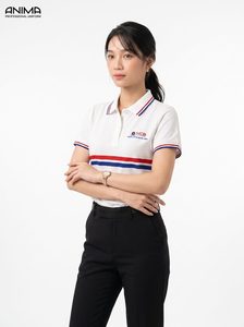 ANIMA NCB Bank T-shirt en coton pour femme, décontracté, respirant, à manches courtes - Product Image 4