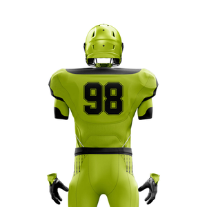 Ensemble de maillots et pantalons de football américain en twill brodé pour jeunes, uniformes de football américain personnalisés - Product Image 5