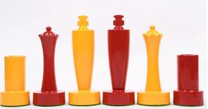 Pions d'échecs Berliner de haute qualité, peints à la main, en bois de buis, au meilleur prix - Product Image 3