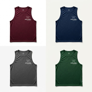 Débardeur de sport décontracté pour homme, extensible et doux, sans manches, séchage rapide, amincissant, pour entraînement, musculation et fitness - Product Image 3