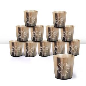 Logo Short Eco-Friendly Polished Buffalo Horn Viking Handmade Indian Drinking Horn for Parties and <b>Beer</b> FAIZA CRAFT FC-5745 - Product Image 1
