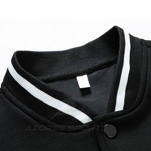 Blouson universitaire pour homme, style classique, confortable, chaud, décontracté, avec empiècements frontaux écologiques, séchage rapide, respirant, pour l'hiver, service OEM - Product Image 3