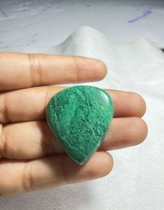 Jade natural verde Paradise Cabochon, colgante de cristal suelto de diseño, gema para la fabricación de joyería curativa - Product Image 4