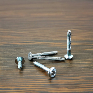 Tornillos Métricos Autorroscantes de Cabeza Plana con Rosca Gruesa, de Acero al Carbono, Clase 4.8 6.8, Alto Torque, Antideslizantes, con Recubrimiento de Óxido Negro, con Punta PDC Torx - Product Image 1