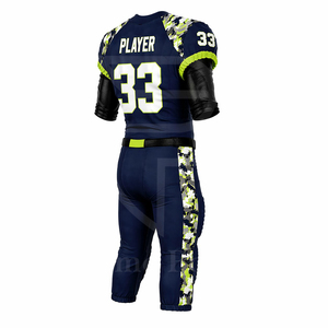 Conjunto de Pantalones y Camiseta de Fútbol Americano Premium, Uniforme de Equipo Personalizado con Letras Impresas, 100% Poliéster, Secado Rápido, Transpirable, Venta al Por Mayor - Product Image 5