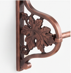 Handcrafted Copper Wall Mounted <b>Paper</b> Towel Stand Perfect For <b>Kitchen</b> Counter Dining Use Bathroom And Sink Area Wall Use - Product Image 2