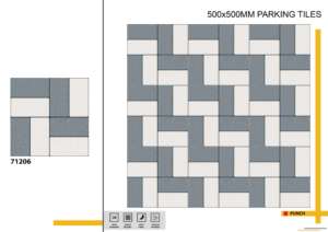 Baldosas de estacionamiento para exteriores de máxima resistencia 500X500MM diseñadas para áreas de tráfico intensivo que requieren un rendimiento fiable y duradero. - Product Image 3