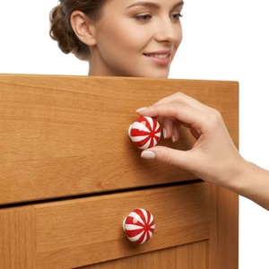 Handmade Resin Lollipop <b>Door</b> <b>Knobs</b> Pull Handles Modern Versatile for Cabinet Bedroom Bathroom Living Room Drawer Home Office - Product Image 2