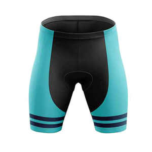 Shorts de cyclisme pour hommes, ajustés, respirants, séchage rapide, Spandex Polyester 140g, longueur courte, motif géométrique imprimé, VTT - Product Image 5