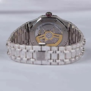 VVS Moissanite Diamond Luxury Fashion Mechanical <b>Watch</b> for Men's Ceramic <b>Case</b> Rubber Band Giving Gift Reasonable Price - Product Image 3