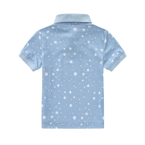 เสื้อโปโลเด็กผู้ชายพิมพ์ลายผ้าฝ้าย 100% แฟชั่นดีไซน์ล่าสุด เสื้อโปโลพิมพ์ลายเนื้อนุ่มพรีเมียมสำหรับเด็กผู้ชาย - Product Image 6