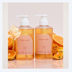 Gel de ducha coreano K-Beauty Months and Days Perfume Care Body Wash Coral Artisan 500ml x 2 Hecho en Corea - Product Image 2