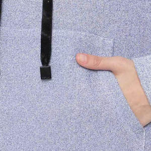 Vestido Largo de Otoño 2026 para Mujer, Manga Larga, Estilo Casual, Nuevo Modelo, Sudadera con Capucha y Cordón Ajustable, Personalizable - Product Image 6