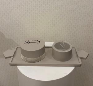 Juego de Quemadores de Incienso de Madera Minimalistas con Difusor de Aromaterapia, Color Gris, Uso Durante Todo el Año, Diseño Moderno, Estilo Único, Ramadán, Eid - Product Image 4