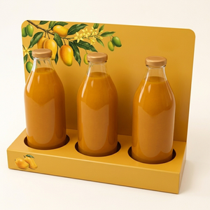 Custom Printed PVC Beverage Floor Display Stand Retail Merchandising Rack for <b>Drinks</b> and Promotional Products - Product Image 3