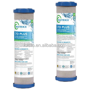 Filtro de Bloque de Carbón NSF 42 de Alta Densidad de Coco de 10 Pulgadas para Tratamiento Profesional de Agua - Product Image 1