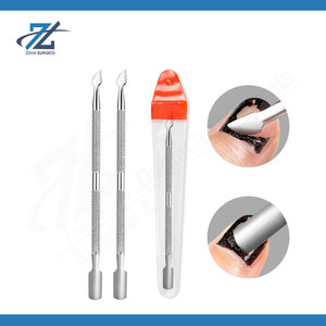 Empujador de Cutículas de Doble Cabeza de Acero Inoxidable, Herramienta Profesional para Manicura y Pedicura, Fabricante de Pakistán - Product Image 5