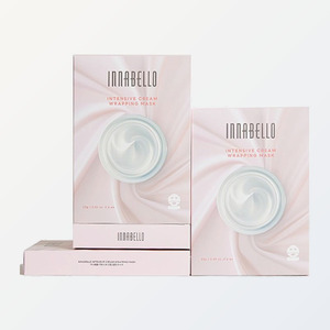 ผลิตภัณฑ์ดูแลผิวหน้าจากเกาหลี Inabelro Intensive Cream Raepping Face Mask 6 แผ่น มาส์กหน้า อุปกรณ์แต่งหน้าและผลิตภัณฑ์ - Product Image 5