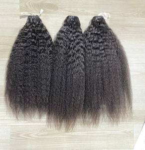 Top Qualité 100% Extensions de Cheveux Humains Non Transformés Cuticule Aligné KINKY DROIT Tissage de Cheveux Vierges pour les Femmes Noires - Product Image 5