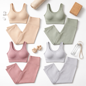 Wholesale <b>Relaxed</b> Yoga <b>Clothes</b> - Custom Manufacturing for Retailers & OEM Yoga Sets Supplier - Product Image 5