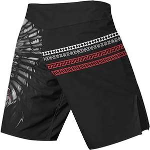Pantalones Cortos de MMA Hechos a Medida con Tela Microelástica, Pantalones Cortos de Jiu Jitsu OEM con Logotipo Personalizado, Ropa de Artes Marciales - Product Image 4