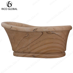 Bañera Independiente de Lujo Tallada a Mano en Mármol Natural - Product Image 3