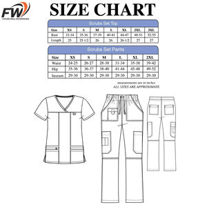 Uniforme Médico Transpirable de Textura Suave y Ligero con Cintura Flexible, Conjuntos de Uniformes Médicos Personalizados - Product Image 6