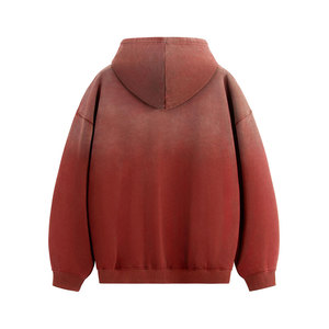 Sudadera con Capucha para Hombre 2026, Personalizada con Logotipo Frontal, 100% Algodón Terry, Diseño con Pedrería, Ecológica, Corte Holgado, Tejido de 330g - Product Image 4