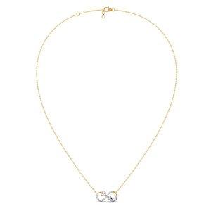 สร้อยคอรูปหัวใจประดับเพชร Whale Infinity ดีไซน์โค้งรับแรงบันดาลใจจากมหาสมุทร พร้อมประกายระยิบระยับอย่างสง่างาม - Product Image 2