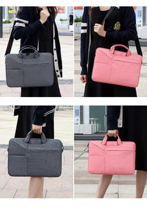 Unisex Business <b>Laptop</b> <b>Bag</b> Waterproof Computer Briefcase Shoulder <b>Messenger</b> <b>Bag</b> Notebook Sleeve Custom Logo - Product Image 6
