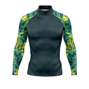 Vêtements de sport pour femmes, rashguard MMA à manches longues, respirant, haut de compression - Product Image 1