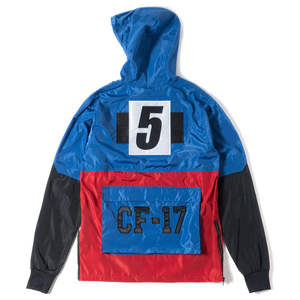 Custom Logo Men's Pullover Windbreaker <b>Jacket</b> <b>Waterproof</b> Color Block Hooded Anorak Outdoor Sports Lightweight Street Windcoat - Product Image 2