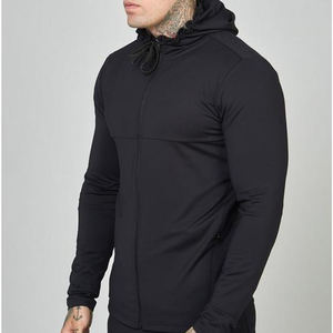 Conjunto deportivo de dos piezas para hombre, diseño personalizado, informal, de nailon y poliéster, transpirable, con chaqueta y pantalón. - Product Image 3