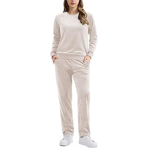 Conjunto Deportivo Urbano para Mujer, con Capucha, de Terciopelo Transpirable, Spandex/Poliéster, de Secado Rápido, para Invierno, Moderno, de Dos Piezas, Casual - Product Image 5