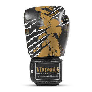 Guantes de Boxeo Venomous Gold Reaper, Guantes de Entrenamiento Personalizados, Fabricante OEM de Cuero - Product Image 2