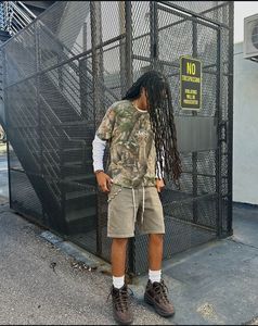 Camiseta de Camuflaje Personalizada para Hombre, Estilo Urbano en Capas, Camiseta Interior de Manga Larga, Camisa de Camuflaje Holgada Informal, Atuendo de Moda - Product Image 6