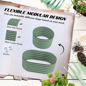 Vasi e Fioriere in Metallo, Elegante Decorazione per Giardino - Product Image 4