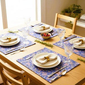 Premium Handmade Floral Dining Placemats Decorative Fabric <b>Table</b> <b>Mats</b> for Home Hotel Bulk Exporter Supplier Worldwide - Product Image 2