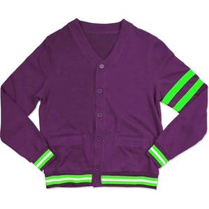 Suéter Cárdigan Unisex de Manga Larga con Logotipo Personalizado Kingsun, Tejido Jacquard, Informal, de Moda, con Cierre de Botones y Apliques para Invierno - Product Image 1