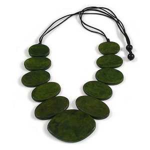 Collier pendentif en bois fait main, léger, bijoux en bois naturel, accessoire de mode, cadeau de mariage pour femme, septembre - Product Image 1