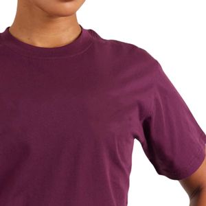 T-shirt en coton oversize pour femme, décontracté, à manches courtes, col rond, grande taille, basique, fabricant OEM ODM, vente en gros - Product Image 5