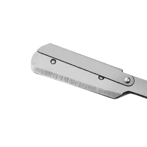 Stainless Steel Professional Straight Edge Barber <b>Razor</b> Folding Design for Body Hair Removal and <b>Men</b> Personal Care OEM Services - Product Image 2
