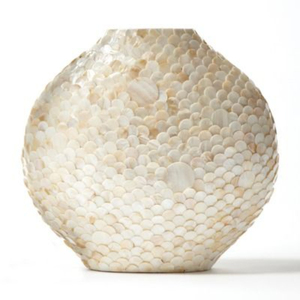 Luxury Bone Inlay Flower <b>Vase</b> Handmade Mother of Pearl Shell <b>Mosaic</b> <b>Vases</b> Modern Capiz Inlay Floor <b>Vase</b> for Living Room Decor - Product Image 5