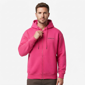 Sudadera con Capucha para Hombre, Estilo Oversize, Hombros Caídos, con Bolsillos Laterales, de Algodón Grueso, con Cordón Ajustable - Product Image 1
