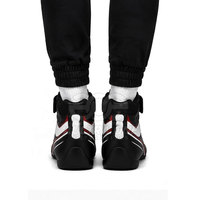 Chaussures de karting professionnelles, hauteur cheville, légères, respirantes, dessus en cuir véritable, semelle flexible, ajustement confortable, haute adhérence