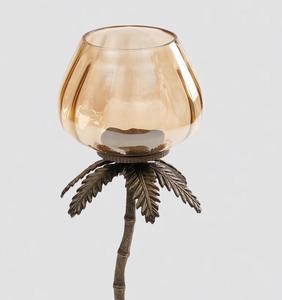 Luxury Tabletop Palm Tree <b>Candle</b> Holder Decorative Hurricane Centerpiece - Product Image 3