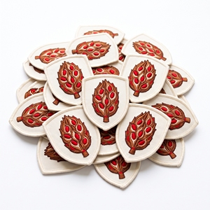 Parches bordados ovalados de hiedra colgante y apliques de plantas en maceta, directo de fábrica, para ropa y bolsos - Product Image 2