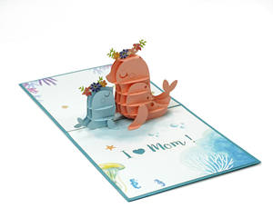Tarjetas 3D Pop-up en Blanco para el Día de la Madre - Diseño y fabricación personalizados de HMG en Vietnam - Product Image 4